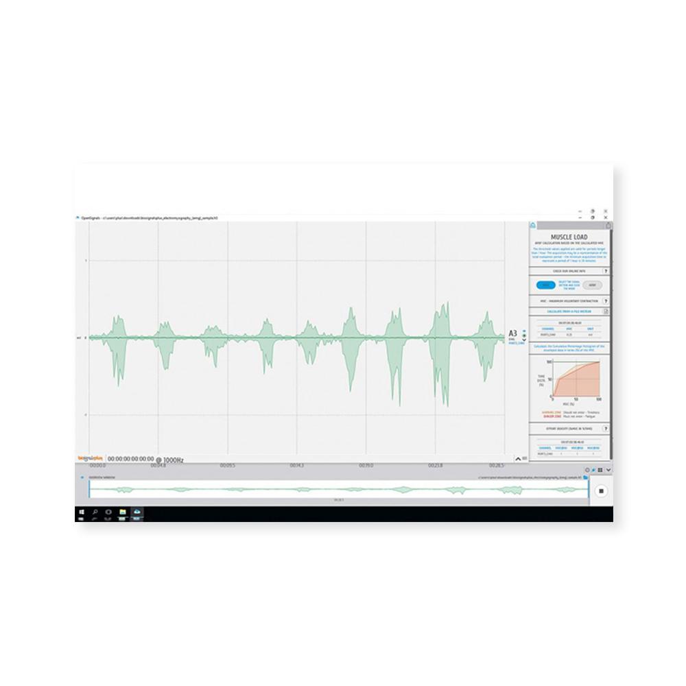 OpenSignals用プラグイン 筋肉負荷